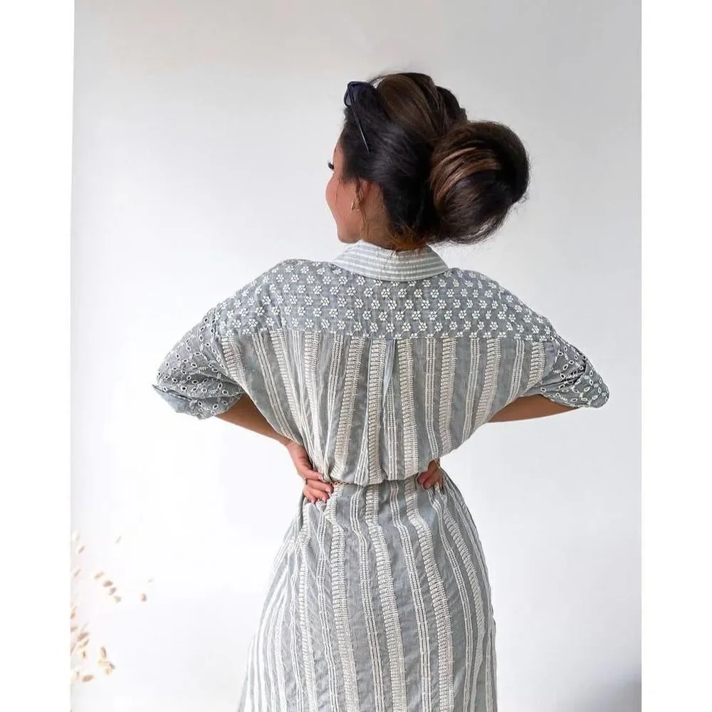 ZARA
Embroidered shirt dress New - Picture 8 of 11